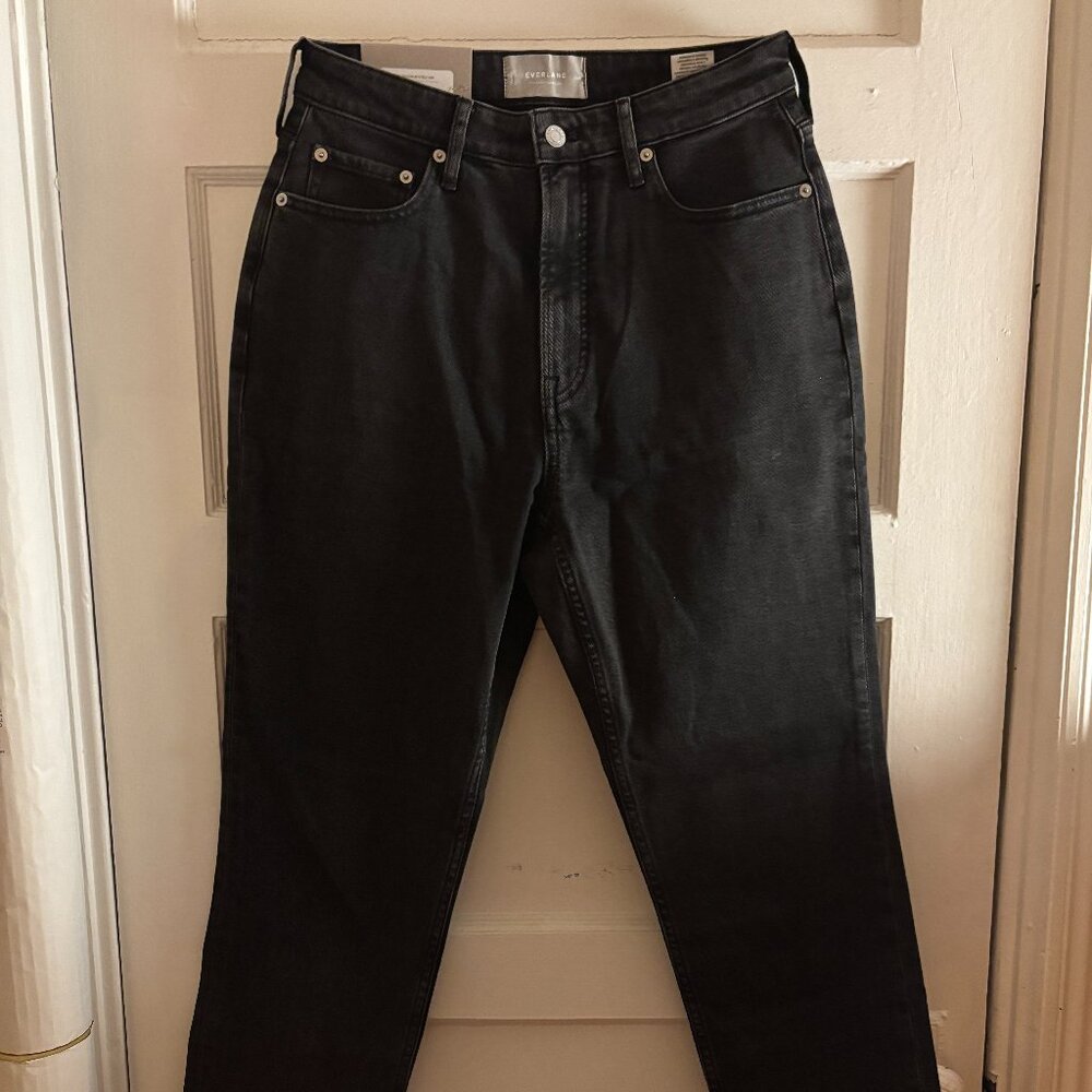 NWT Everlane Curvy Cheeky Jean, Black, Size 29